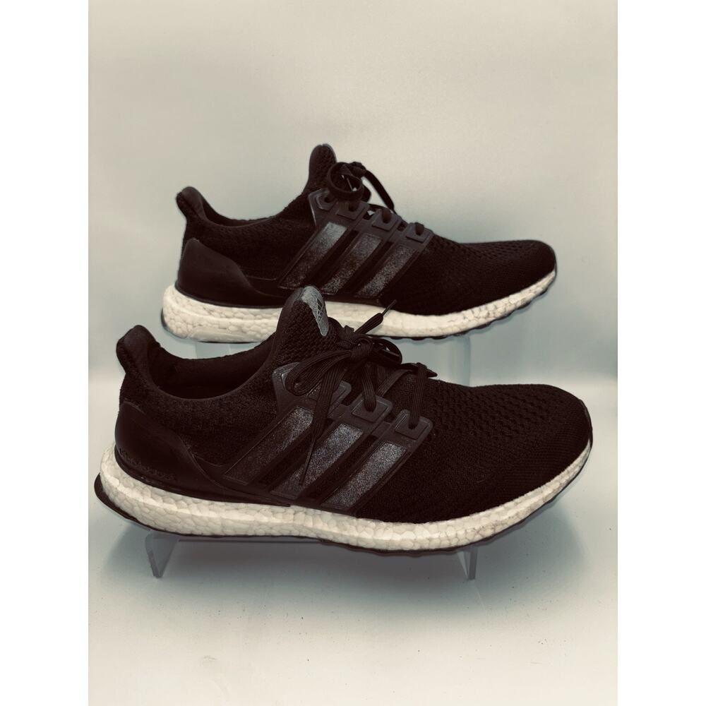 Men 11.5 Adidas Ultra Boost Running Shoes Black YYJ606004 Torsion System Black